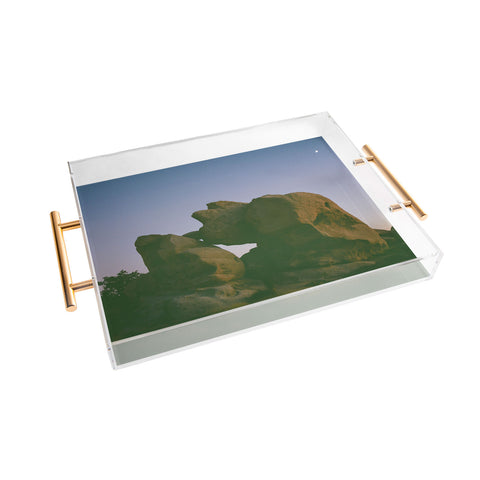 Bethany Young Photography Joshua Tree Moon VI on Film Acrylic Tray