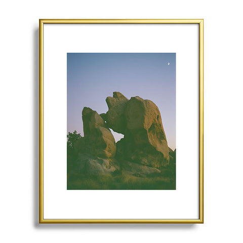 Bethany Young Photography Joshua Tree Moon VI on Film Metal Framed Art Print