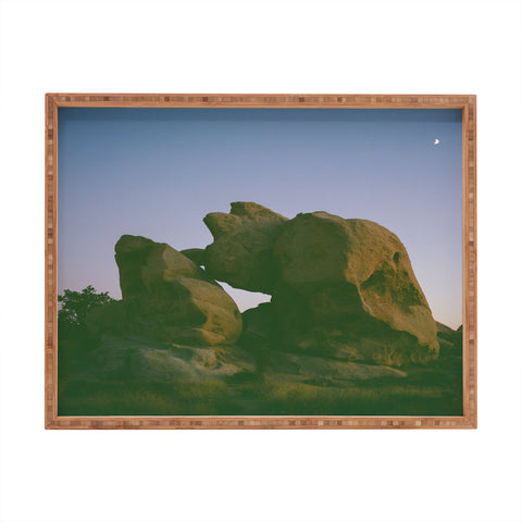 Bethany Young Photography Joshua Tree Moon VI on Film Rectangular Tray