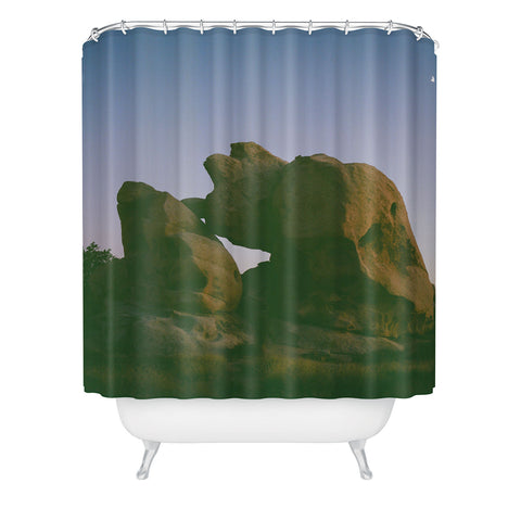 Bethany Young Photography Joshua Tree Moon VI on Film Shower Curtain
