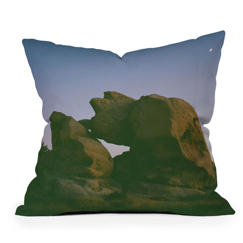 Bethany Young Photography Joshua Tree Moon VI on Film Throw Pillow