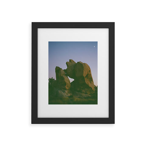 Bethany Young Photography Joshua Tree Moon VI on Film Framed Art Print