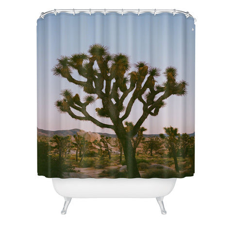 Bethany Young Photography Joshua Tree Moon VIII on Film Shower Curtain