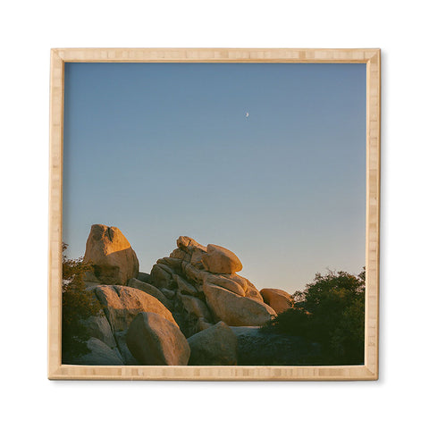 Bethany Young Photography Joshua Tree Moon X on Film Framed Wall Art