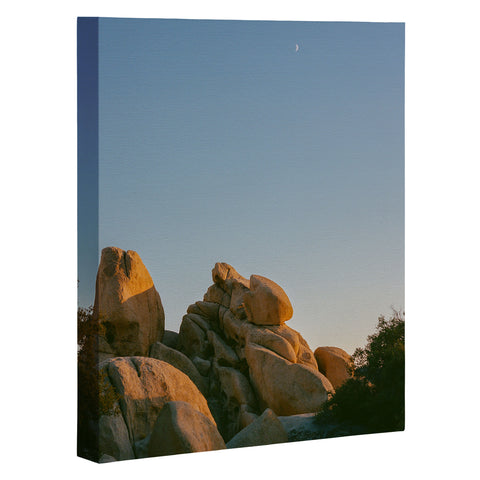 Bethany Young Photography Joshua Tree Moon X on Film Art Canvas
