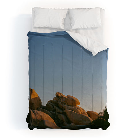 Bethany Young Photography Joshua Tree Moon X on Film Comforter