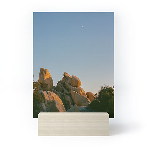 Bethany Young Photography Joshua Tree Moon X on Film Mini Art Print