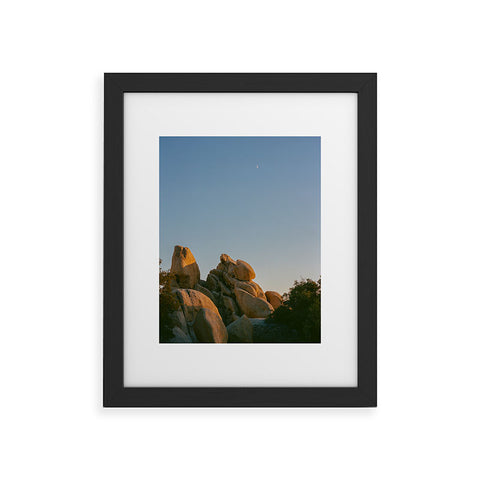 Bethany Young Photography Joshua Tree Moon X on Film Framed Art Print