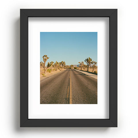 Bethany Young Photography Joshua Tree Road II on Film Recessed Framing Rectangle