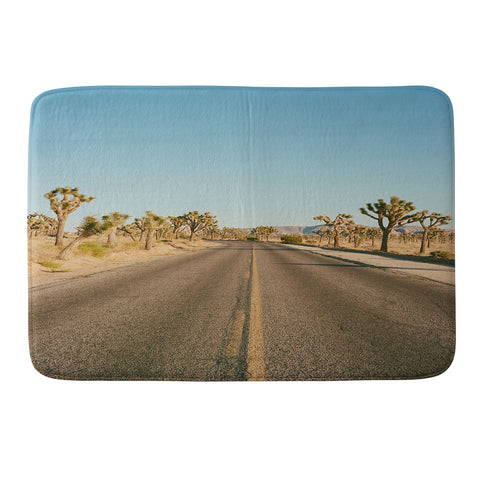 Bethany Young Photography Joshua Tree Road II on Film Memory Foam Bath Mat Havenly