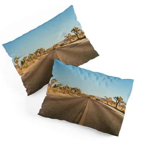 Bethany Young Photography Joshua Tree Road II on Film Pillow Shams