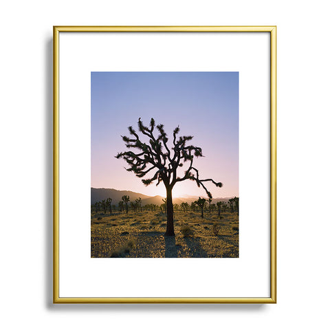 Bethany Young Photography Joshua Tree Sunset II on Film Metal Framed Art Print