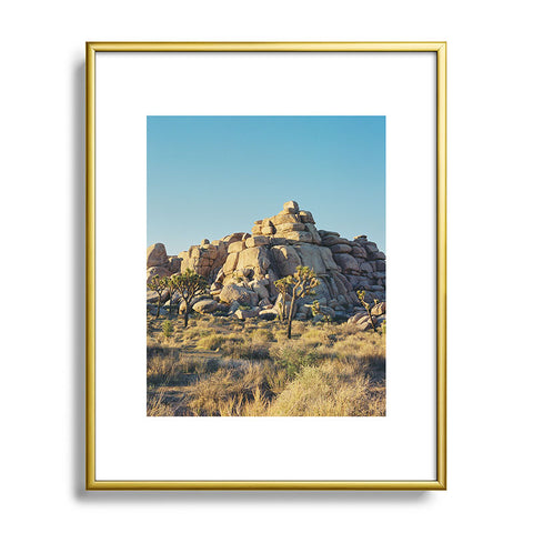 Bethany Young Photography Joshua Tree Sunset on Film Metal Framed Art Print