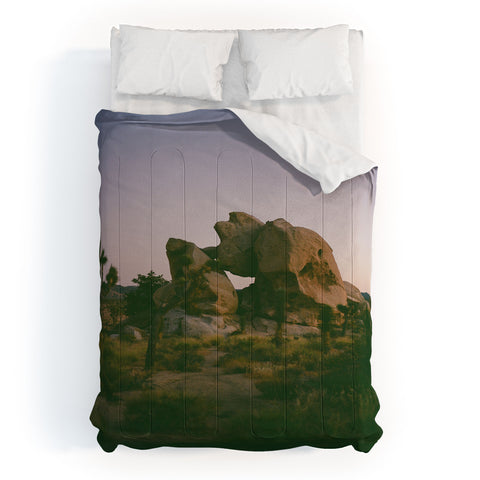 Bethany Young Photography Joshua Tree Twilight on Film Comforter