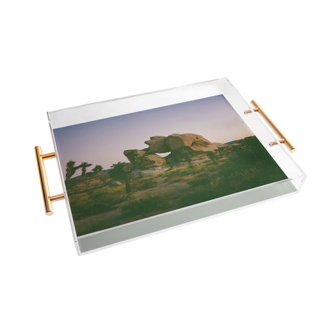 Bethany Young Photography Joshua Tree Twilight on Film Acrylic Tray