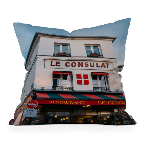 Bethany Young Photography Le Consulat III Outdoor Throw Pillow