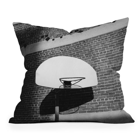 Bethany Young Photography Los Angeles Basketball Outdoor Throw Pillow