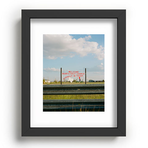 Bethany Young Photography Marfa Golf Course on Film Recessed Framing Rectangle