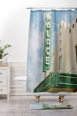 Bethany Young Photography Marfa Palace on Film Shower Curtain And Mat