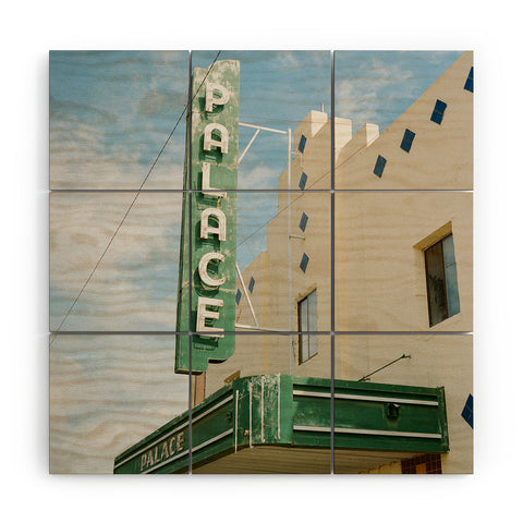 Bethany Young Photography Marfa Palace on Film Wood Wall Mural