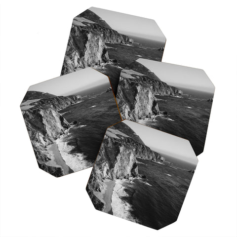 Bethany Young Photography Monochrome Big Sur Coaster Set