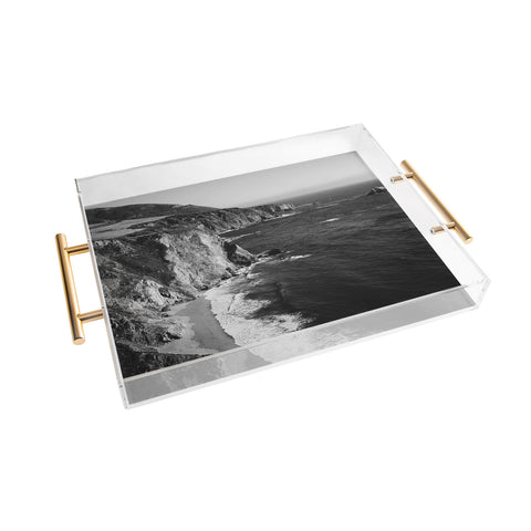 Bethany Young Photography Monochrome Big Sur Acrylic Tray