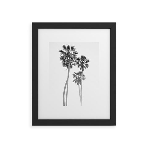 Bethany Young Photography Monochrome California Palms Framed Art Print