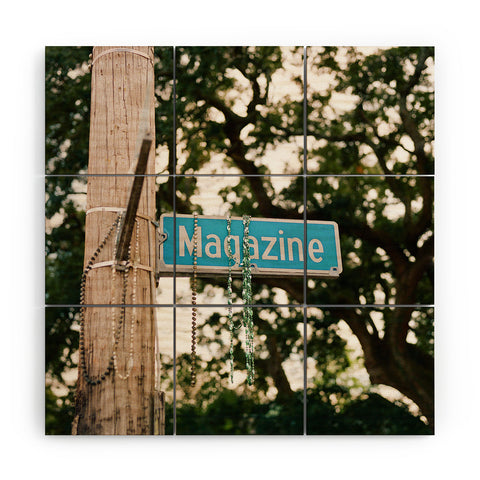 Bethany Young Photography New Orleans Magazine Street II Wood Wall Mural