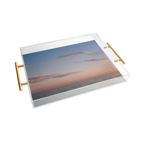 Bethany Young Photography Ocean Moon on Film Acrylic Tray
