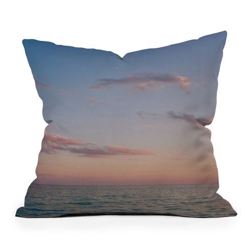Bethany Young Photography Ocean Moon on Film Throw Pillow
