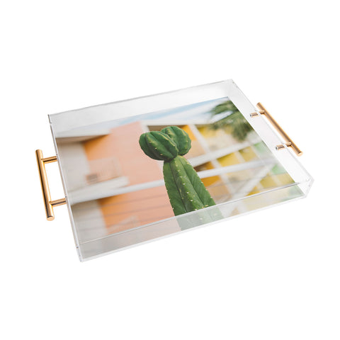 Bethany Young Photography Palm Springs Cactus II Acrylic Tray