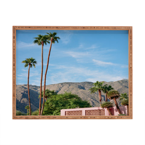 Bethany Young Photography Palm Springs Pink House Rectangular Tray
