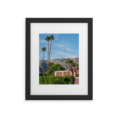 Bethany Young Photography Palm Springs Pink House Framed Art Print