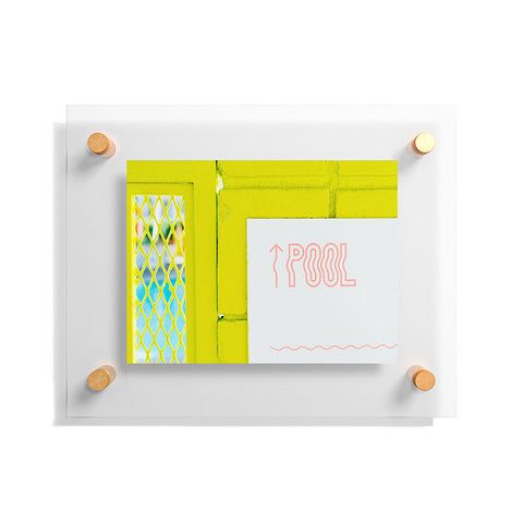 Bethany Young Photography Palm Springs Pool Floating Acrylic Print