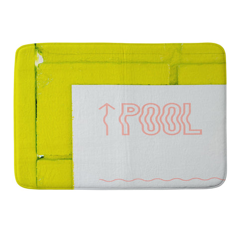 Bethany Young Photography Palm Springs Pool Memory Foam Bath Mat