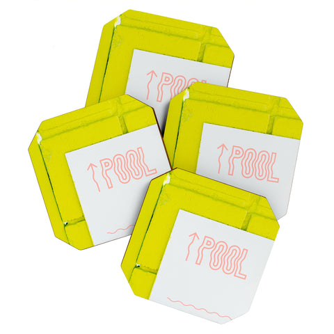 Bethany Young Photography Palm Springs Pool Coaster Set