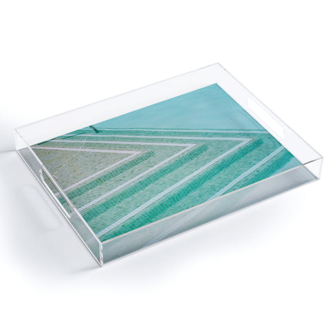 Bethany Young Photography Palm Springs Pool Day II Acrylic Tray