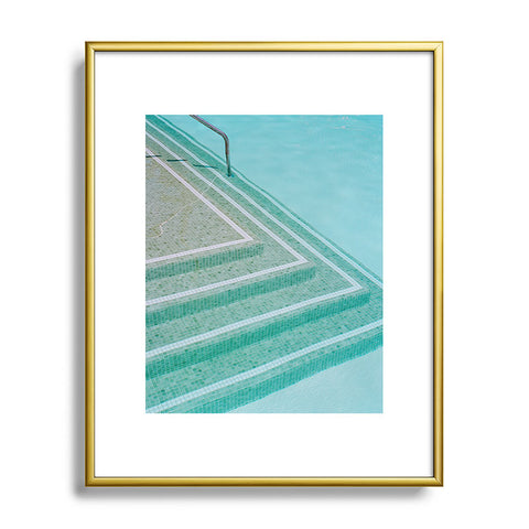 Bethany Young Photography Palm Springs Pool Day II Metal Framed Art Print