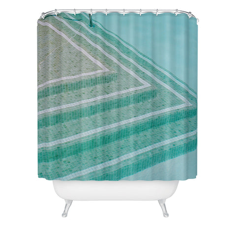 Bethany Young Photography Palm Springs Pool Day II Shower Curtain