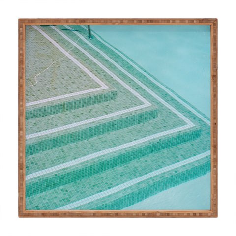 Bethany Young Photography Palm Springs Pool Day II Square Tray