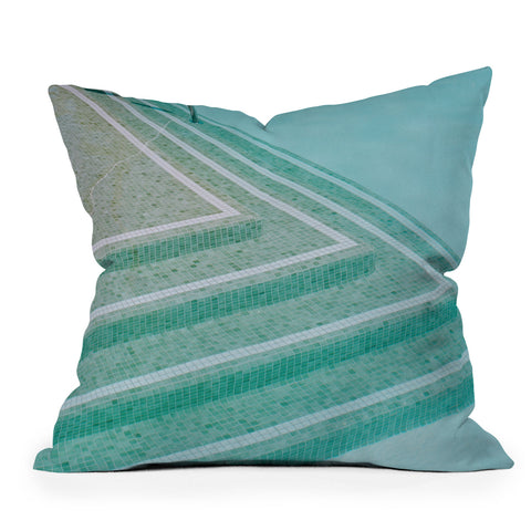 Bethany Young Photography Palm Springs Pool Day II Throw Pillow