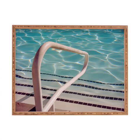 Bethany Young Photography Palm Springs Pool Day on Film Rectangular Tray