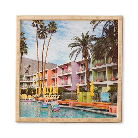 Bethany Young Photography Palm Springs Pool Day VII Framed Wall Art
