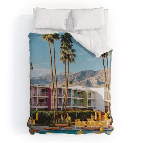 Bethany Young Photography Palm Springs Pool Day VIII Duvet Cover