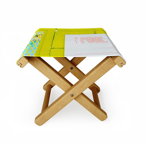 Bethany Young Photography Palm Springs Pool Folding Stool