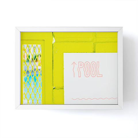 Bethany Young Photography Palm Springs Pool Framed Mini Art Print