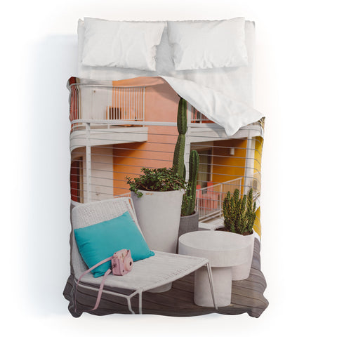 Bethany Young Photography Palm Springs Vibes IV Duvet Cover