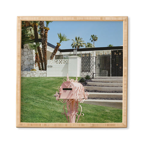 Bethany Young Photography Pink Palm Springs II on Film Framed Wall Art