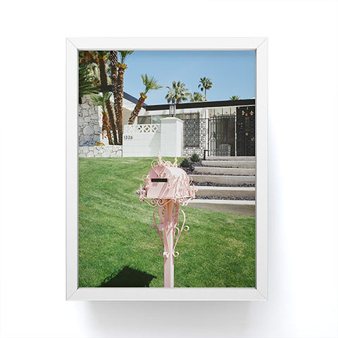 Bethany Young Photography Pink Palm Springs II on Film Framed Mini Art Print
