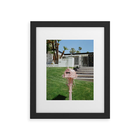 Bethany Young Photography Pink Palm Springs II on Film Framed Art Print